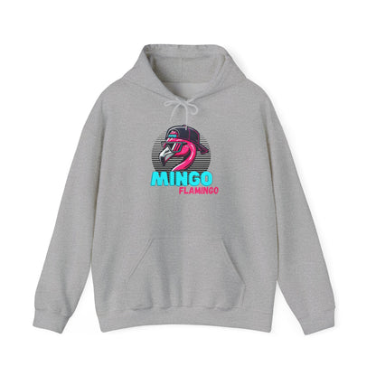 Adult Hoodie - Mingo Flamingo: Chaos in Pink