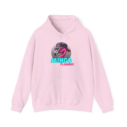 Adult Hoodie - Mingo Flamingo: Chaos in Pink