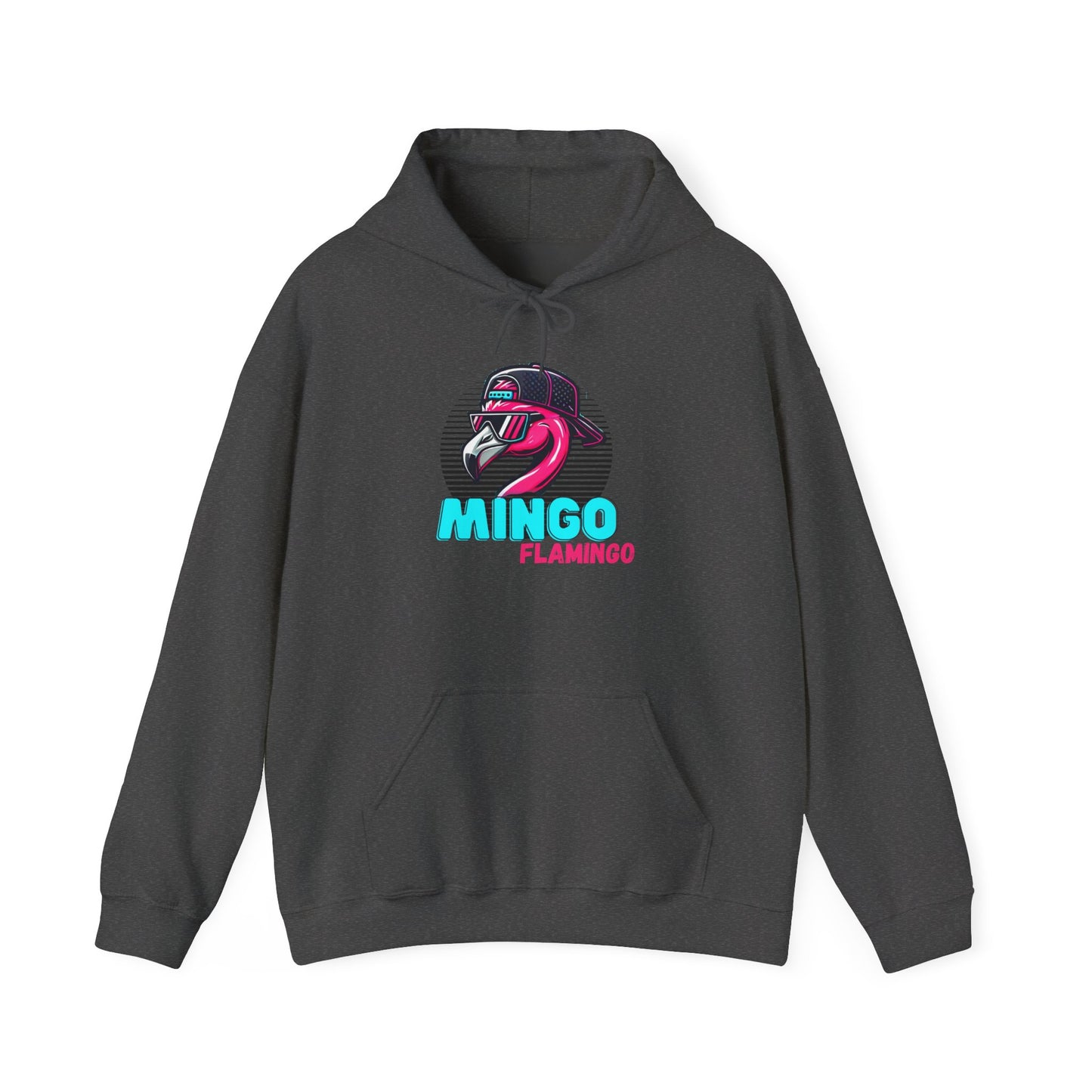 Adult Hoodie - Mingo Flamingo: Chaos in Pink