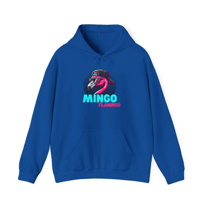 Adult Hoodie - Mingo Flamingo: Chaos in Pink