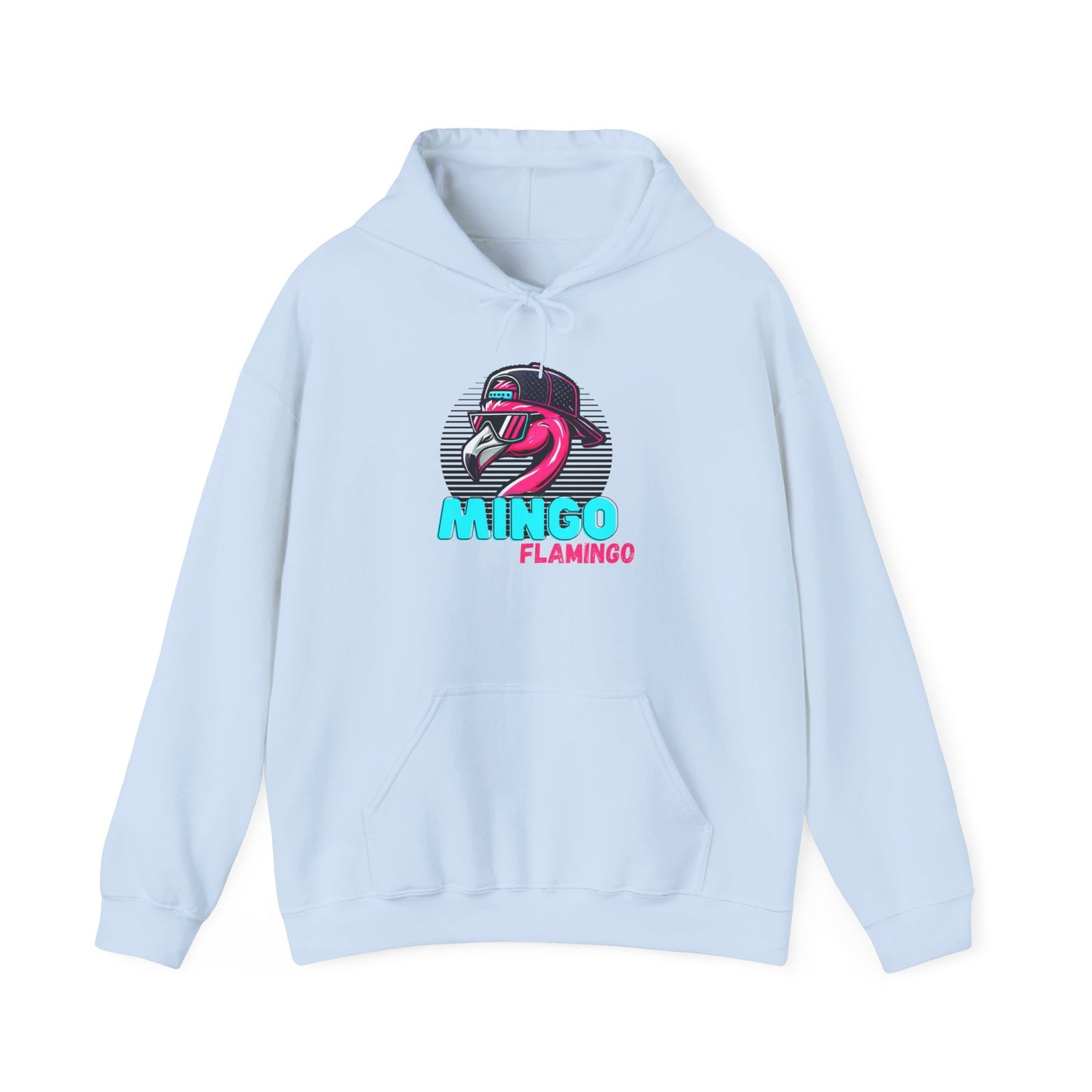 Adult Hoodie - Mingo Flamingo: Chaos in Pink