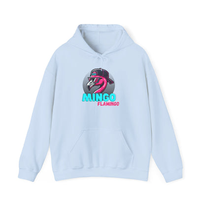 Adult Hoodie - Mingo Flamingo: Chaos in Pink