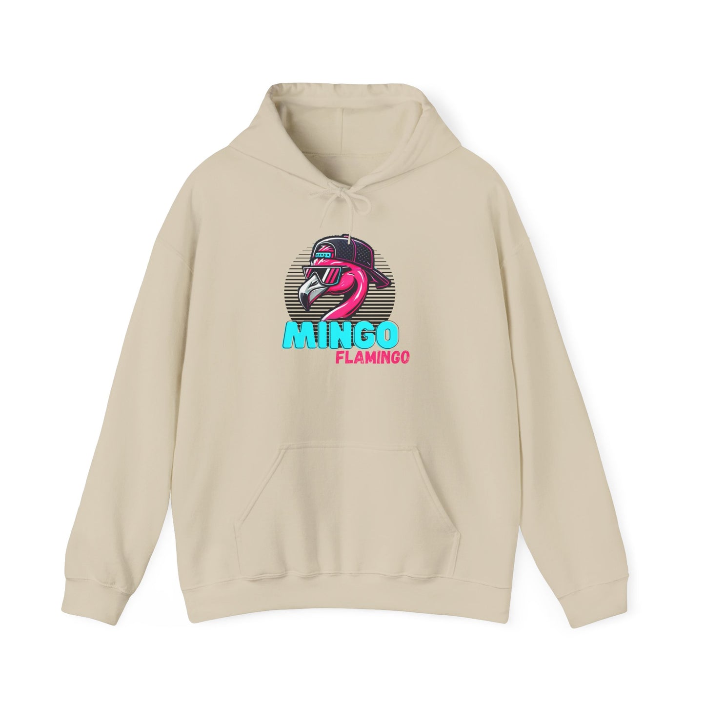 Adult Hoodie - Mingo Flamingo: Chaos in Pink