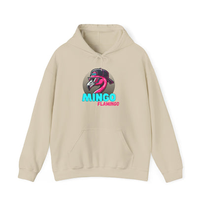 Adult Hoodie - Mingo Flamingo: Chaos in Pink
